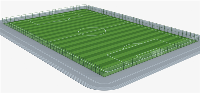 Campo de fútbol 3D 1